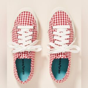 SeeVees Red Gingham Legend Sneakers